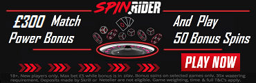 Spin Rider Casino Sign Up Bonus
